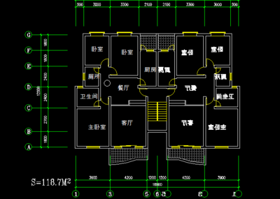 建筑設(shè)計(jì)住宅戶形平面圖分享與專業(yè)設(shè)計(jì)服務(wù)